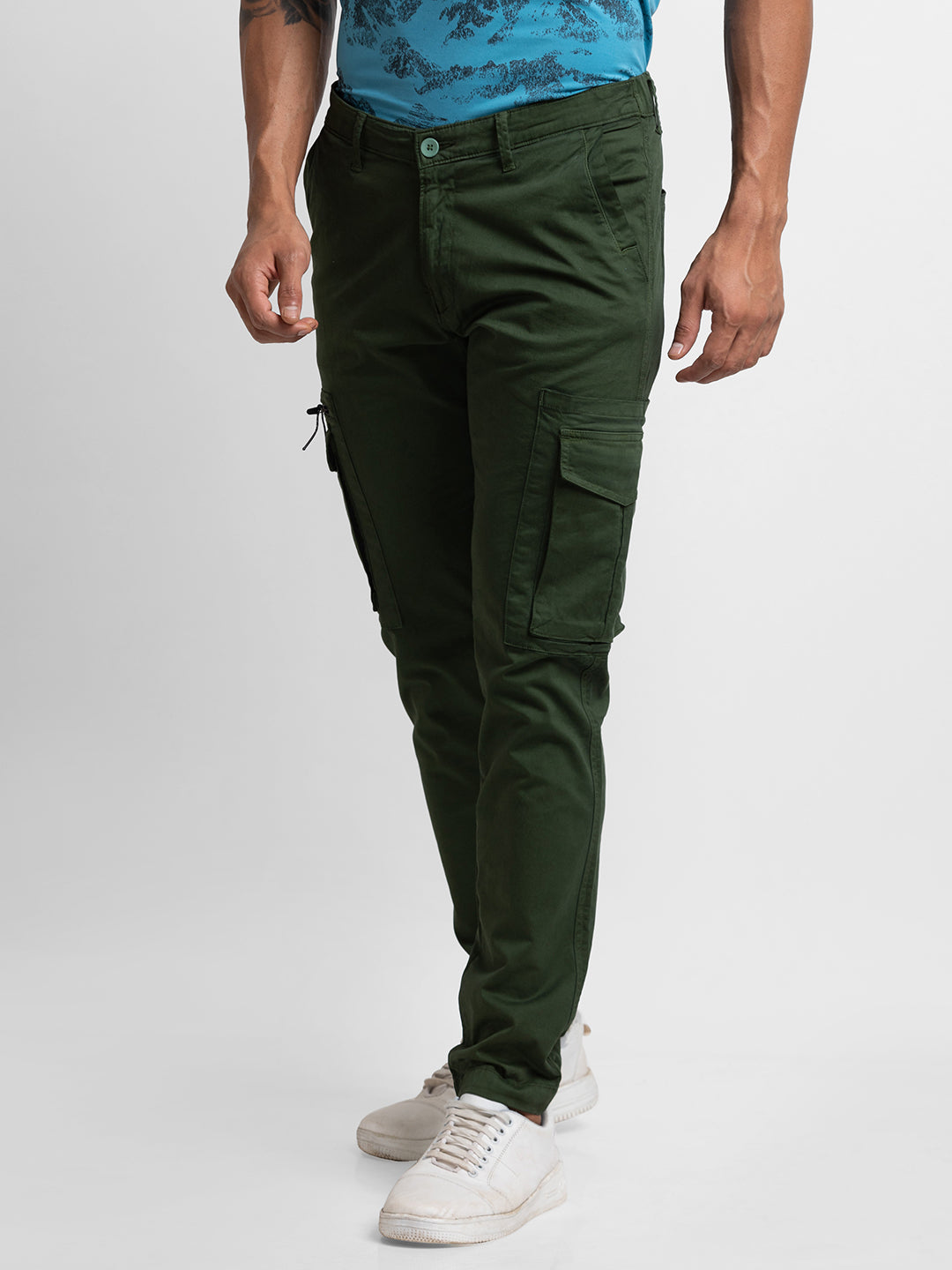 Polo Ralph Lauren SLIM FIT PANTS - Cargo trousers - british olive/olive -  Zalando.de